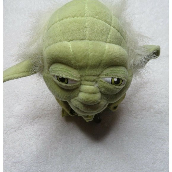 Vintage Star Wars Yoda Stuffed Plush Doll Toy Lucas film LTD 8" - Picture 9 of 10